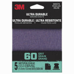 3M 3M 27364 Sandpaper Sheet, 2 in W, 2 in L, 60 Grit, Aluminum Oxide/Ceramic Abrasive, Cloth Backing TOOLS 3M