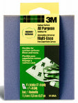 3M 3M 918 Sanding Sponge, 5-1/2 in L, 4-1/2 in W, 80 Grit, Medium PAINT 3M