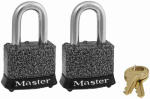 MASTER LOCK Master Lock 380T Padlock, Keyed Alike Key, 9/32 in Dia Shackle, 1-1/8 in H Shackle, Steel Shackle, Steel Body, Laminated HARDWARE & FARM SUPPLIES MASTER LOCK