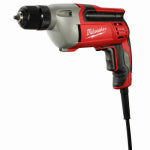 MILWAUKEE Milwaukee 0240-20 Electric Drill, 8 A, 3/8 in Chuck, Keyless Chuck, 8 ft L Cord, Includes: (1) Soft-Grip Handle TOOLS MILWAUKEE