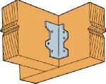 SIMPSON STRONG-TIE Simpson Strong-Tie L L50 Reinforcing Angle, 5 in H, Steel, Galvanized/Zinc HARDWARE & FARM SUPPLIES SIMPSON STRONG-TIE