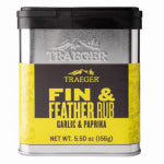 TRAEGER Traeger SPC176 Fin and Feather Rub, 5.5 oz, Tin OUTDOOR LIVING & POWER EQUIPMENT TRAEGER   
