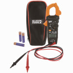 KLEIN TOOLS Digital Clamp Meter, 400-Amp, AC/DC Voltage, Green LED Light