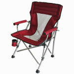 ZENITHEN HK LIMITED Quad Sports Chair, Padded Arms, Oversized, Red