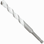 BOSCH Bosch MP16 Jobber Drill Bit, 1/2 in Dia, 6 in OAL, Twist Flute, 1/4 in Dia Shank, Hex Shank