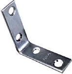 ASSA ABLOY AMERICAS RESIDENTIALI NC Corner Iron, Zinc, 2 x 5/8 In.