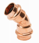 NIBCO INC 3/4 In. Press by Press Copper Pipe Elbow, 45 Degrees
