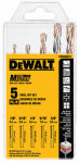 BLACK & DECKER/DEWALT 5-Pc. Multi-Material Drill Bit Set