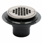 OATEY COMPANY Round Ceramic Shower Stall Drain, 2 x 3 In.
