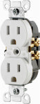 LEVITON MFG CO 10PK 15A WHT TR OUTLET