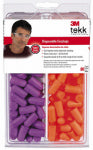 3M COMPANY Tekk Protection Disposable Earplugs, 80-Pr. CLOTHING, FOOTWEAR & SAFETY GEAR 3M COMPANY