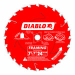 FREUD Tracking Point Decking & Framing Saw Blade, Carbide-Tipped, 24-Tooth x 7-1/4 In.