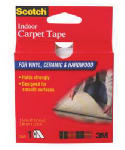 3M Scotch CT2010 Carpet Tape, 42 ft L, 1-1/2 in W, Vinyl Backing PAINT 3M