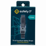 SAFETY 1ST DOREL TV & Furniture Straps, 4 Mounting Options, 2-Pk.