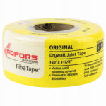 SAINT-GOBAIN ADFORS FibaTape Drywall Joint Tape, Fiberglass, Yellow, 1-7/8-In. x 150-Ft.