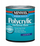 MINWAX Minwax Polycrylic 222224444 Waterbased Polyurethane, Matte, Liquid, 0.5 pt PAINT MINWAX