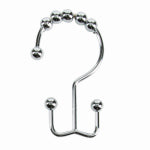 MODA AT HOME ENTERPRISES LTD Annex Shower Curtain Hooks, Chrome, 12-Pk.