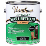 VARATHANE Varathane 9232 Spar Varnish, Oil, 600 to 700 sq-ft/gal Coverage Area, Gloss, Clear, Liquid, 1 gal Can PAINT VARATHANE
