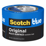 SCOTCH BLUE ScotchBlue 2090-3A Painter's Tape, 60 yd L, 3 in W, Crepe Paper Backing, Blue PAINT SCOTCH BLUE   