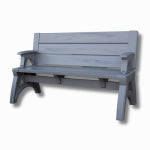 NORTON HOLDINGS DBA PREMIERE PRODUC Convert A Bench 58 In. L Gen 2 XL Platinum Gray Foldable Bench