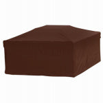 MR BAR B Q PRODUCTS LLC Fire Pit Cover, Dark Brown PVC, 18 x 38-In. Square
