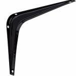 ASSA ABLOY AMERICAS RESIDENTIALI NC Shelf Bracket, Black, 5 x 6 In.