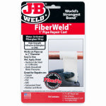 J-B WELD J-B Weld FiberWeld 38248 Pipe Repair Cast, 48 in L, 2 in W, Fiberglass, Off-White PAINT J-B WELD