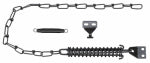 ASSA ABLOY AMERICAS RESIDENTIALI NC Spring & Chain Door Stop, Black