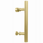 ASSA ABLOY AMERICAS RESIDENTIALI NC Madison Sliding Barn Door Handle, Brushed Gold Contemporary Pull, 12 In. HARDWARE & FARM SUPPLIES ASSA ABLOY AMERICAS RESIDENTIALI NC