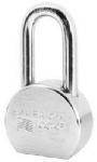 MASTER LOCK COMPANY 2-1/2 In. High-Security Padlock, Chrome-Plated Steel, 5-Pin Keyed-Alike