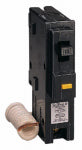 SQUARE D Square D Homeline HOM115GFICP Circuit Breaker, Mini, 15 A, 1-Pole, 120 V, Fixed Trip, Black, Plug ELECTRICAL SQUARE D