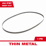 MILWAUKEE ELECTRIC TOOL CORP Portable Band Saw Blade, Deep Cut, 24 TPI, 44-7/8 x 1/2 In.