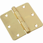 ASSA ABLOY AMERICAS RESIDENTIALI NC Door Hinge, Interior, Satin Brass, 3-1/2 In., 3-Pk.