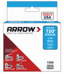 ARROW Arrow T50 Series 50424 Staple, For: T50 SA, T50 SHA Tacker, 3/8 in W Crown, 1/4 in L Leg HARDWARE & FARM SUPPLIES ARROW