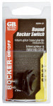 GB Gardner Bender GSW GSW-51 Rocker Switch, 3/6 A, 125/250 V, SPST, Black ELECTRICAL GB   