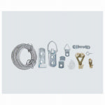 ASSA ABLOY AMERICAS RESIDENTIALI NC Mirror & Picture Hanging Kit, 50-Lb Load