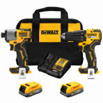 BLACK & DECKER/DEWALT DEWALT 20V MAX* Brushless Cordless 2-Tool Combo Kit with DEWALT POWERSTACK