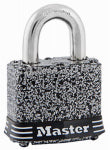 MASTER LOCK CO Laminated Keyed Padlock, 4-Pin Cylinder, Steel + Rust-oleum Finish, 1-1/2 In. HARDWARE & FARM SUPPLIES MASTER LOCK CO