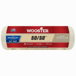 WOOSTER BRUSH 50/50 Paint Roller Cover, 1/2-In. Nap, 9-In. PAINT WOOSTER BRUSH   