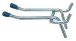 CRAWFORD PRODUCTS 4 In. Pegboard Hook, Double-Arm, 2-Pack HARDWARE & FARM SUPPLIES CRAWFORD PRODUCTS