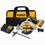 DEWALT DEWALT XTREME Sub-Compact Series DCS512J1 Brushless Circular Saw Kit, Battery Included, 12 V, 5 Ah, 5-3/8 in Dia Blade TOOLS DEWALT