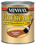 MINWAX Minwax 213304444 Waterbased Polyurethane Stain, Satin, Liquid, Olde Maple, 0.5 pt, Can PAINT MINWAX   