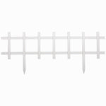SUNCAST CORPORATION Cape Cod 8-1/2 In. High Fencing, 4-Pk. of 33 In. Long Sections, 11 Ft. Total Length