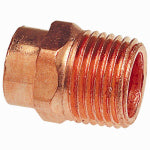 NIBCO INC. Elkhart Products 104 Series 30368 Pipe Adapter, 1-1/2 in, Sweat x MNPT, Copper PLUMBING, HEATING & VENTILATION NIBCO INC.
