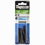 ITW BRANDS 1/4" X 1-3/4" HEX HEAD BLACK SCREW ANCHOR 8-Ct. HARDWARE & FARM SUPPLIES ITW BRANDS
