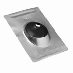 HERCULES Hercules High-Rise 11871 Roof Flashing, 14-1/2 in OAL, 11 in OAW, Galvanized Metal PLUMBING, HEATING & VENTILATION HERCULES
