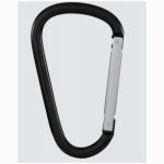 ASSA ABLOY AMERICAS RESIDENTIALI NC Interlocking Spring Snap, Black Steel, 6 In. HARDWARE & FARM SUPPLIES ASSA ABLOY AMERICAS RESIDENTIALI NC