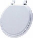 BEMIS Bemis 66TT-000 Toilet Seat, Round, Molded Wood, White, Top-Tite Hinge PLUMBING, HEATING & VENTILATION BEMIS