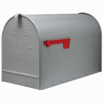SOLAR GROUP Gibraltar Mailboxes ST200000 Series Rural Mailbox, Gray, 3175 cu-in Capacity, Galvanized Steel, Powder-Coated, 11.7 in W HARDWARE & FARM SUPPLIES SOLAR GROUP