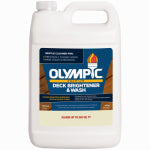 OLYMPIC/PPG ARCHITECTURAL FIN Deck Brightener & Wash, Ready-to-Use, 1-Gallon PAINT OLYMPIC/PPG ARCHITECTURAL FIN